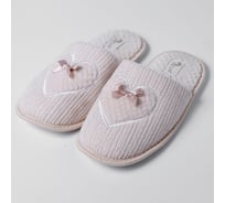 Тапочки женские Arya home Shine 41, бежевый 8680943213617