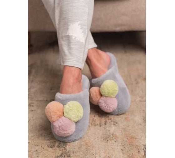 Тапочки женские Arya home Softy 41, голубой 8680943221162