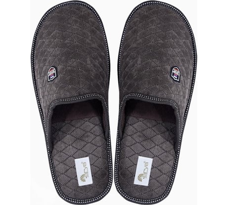 Тапочки мужские Arya home Adler коричневый, 40-41 8680943085795