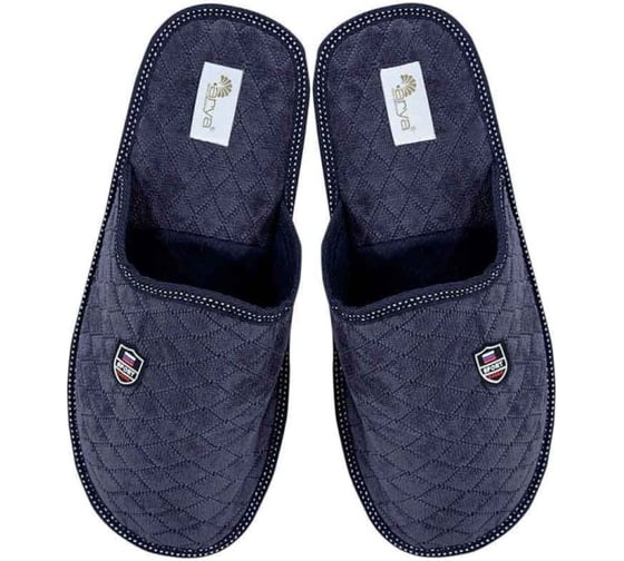 Тапочки мужские Arya home Adler синий, 40-41 8680943085825