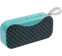 Портативная колонка Luazon LAB-50, 3 Вт, microSD, AUX, USB, мятная, 4514445