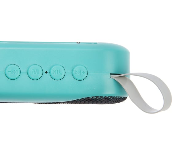 Портативная колонка Luazon LAB-50, 3 Вт, microSD, AUX, USB, мятная, 4514445