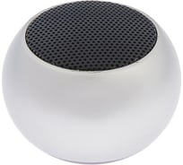 Портативная колонка Luazon LAB-65, 3 Вт, 300 мАч, серебристая, 4498309