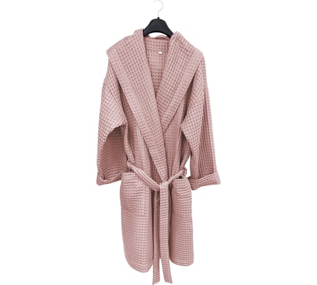 Халат с капюшоном Вотекс Бохо, р. 48-50, пудра 718, 100% хлопок, 0810-0518303-50170