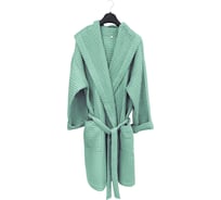 Халат с капюшоном Вотекс Бохо, р. 52-54, мятный 437, 100% хлопок, 0810-0518103-54170
