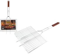 Решетка для барбекю Ecos RD-171D р-р 35x25x2 см, общая длина 70 см 999634 16416972
