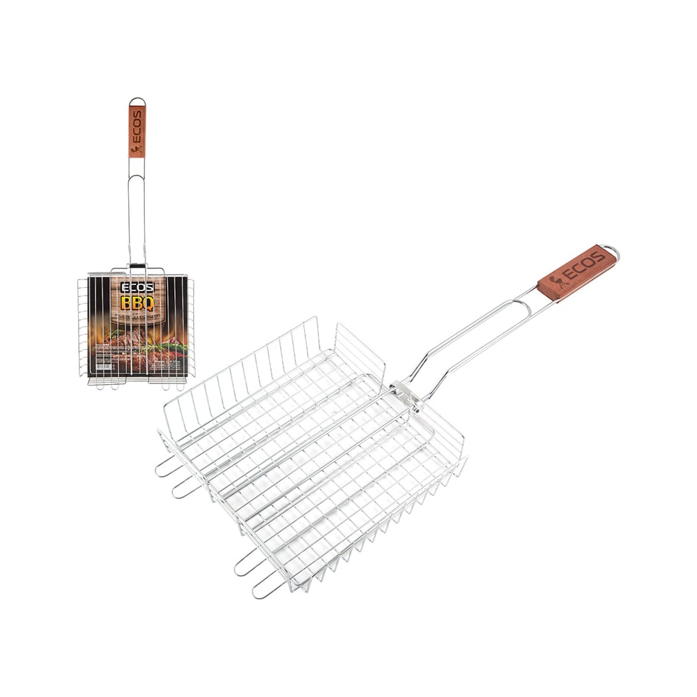 Глубокая решетка для барбекю Ecos Х-381D регулируемая глубина, р-р ...