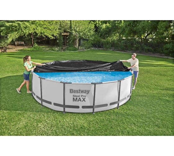 Крышка для каркасного бассейна BestWay 457 см, аналог Intex 2803 58038 BW 006231