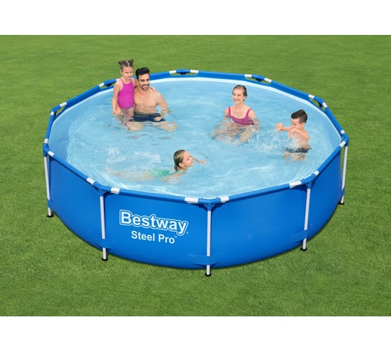 Каркасный бассейн Bestway Steel Pro 305х76см, 4678л 56677 BW 008899