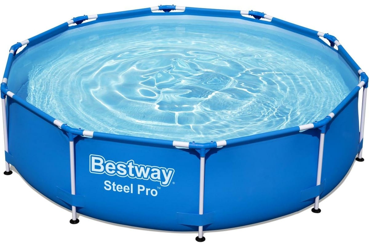 Каркасный бассейн Bestway Steel Pro 305х76см, 4678 л 56679 BW 030888 для  сада и дачи: цена от 12295 рублей, комплектация и аксессуары, отзывы  покупателей.