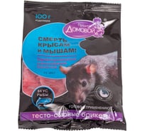 Тестосырный брикет Домовой Прошка со вкусом рыбы, пакет 100 г 23033