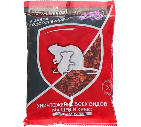 Зерновая смесь от грызунов Домовой Прошка Гроза пакет 300 г УТ-00009323