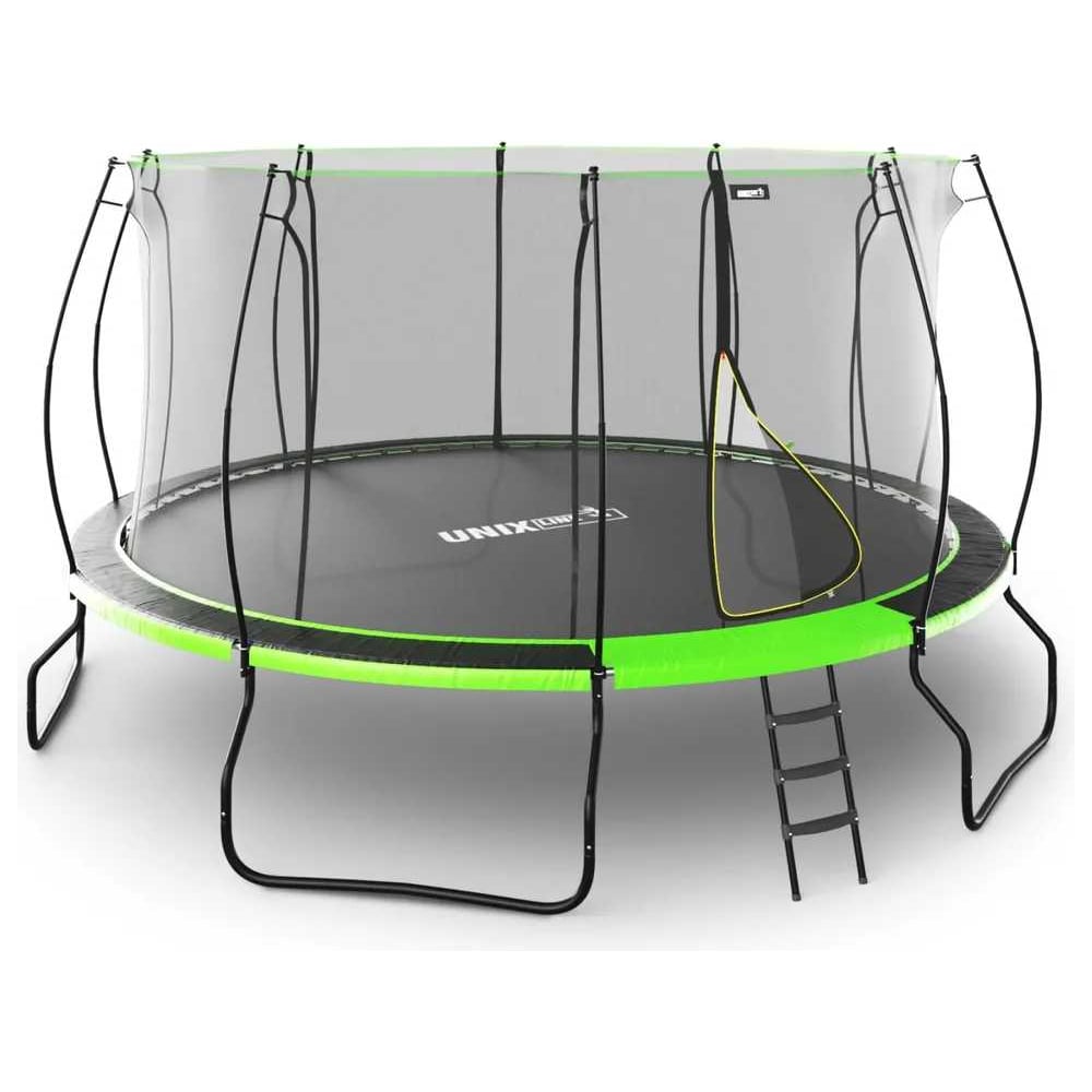 Батут UNIXline 14 ft UFO Green TRUF14GR5 - выгодная цена, отзывы ...