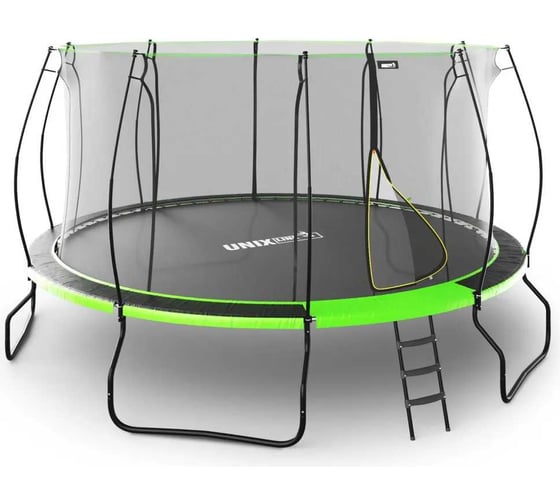Батут UNIXline 14 ft UFO Green TRUF14GR5 1