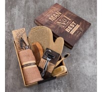 Набор подарочный Этель Man №1 полотенце и акс (7 предм) 4680999