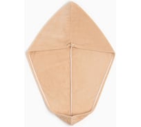 Полотенце-чалма для сушки волос Этель коричневое, 65x25 см, 100% п/э 9613321