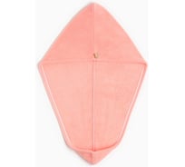 Полотенце-чалма для сушки волос Этель светло-розовое, 65x25 см, 100% п/э 9613323