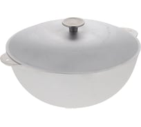 Татарский казан Tima с крышкой, с двумя боковыми ручками, 6л КТ0600