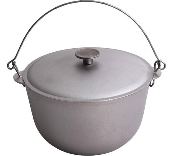 Походный казан Tima с крышкой и ручкой, 4л К0400Т