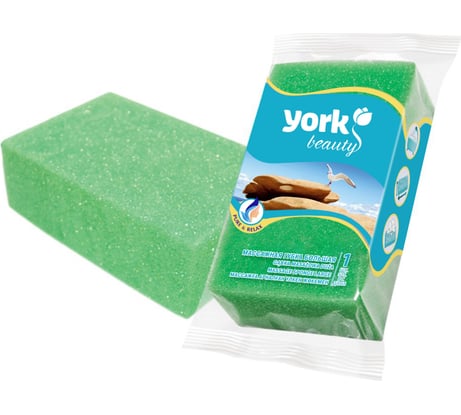 Губка для тела YORK большая 010070
