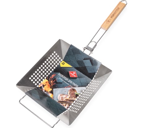 Сковорода со съемно-складной ручкой Forester PRO усиленная, нерж. сталь(6) BQ-N14Pro