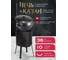 Комплект казан с печкой Davr Metall 10 л, плоское дно, с дымоходом, съемные ножки печь+казан10(плоск) 2