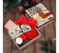 Подарочный набор Этель Winter time полотенце 30x60см и аксс (3 предмета) 7905081