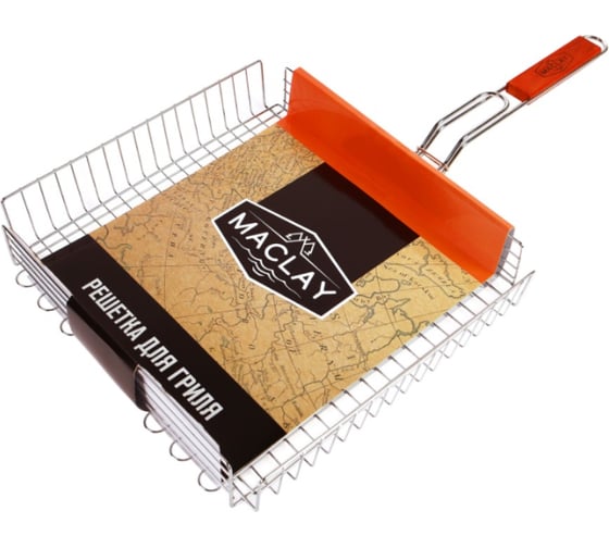 Решетка гриль для мяса Maclay Premium, глубокая, 33х36х68 см 120126