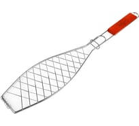 Решетка гриль для рыбы Maclay Lux, узкая, 30х12х57 см 120121