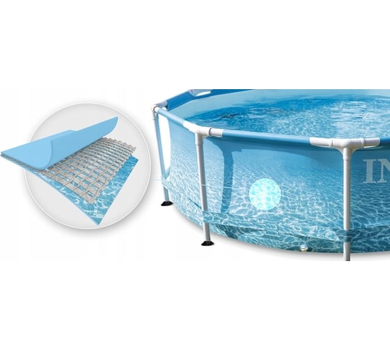 Каркасный бассейн Intex Metal Frame Beachside 305х76см, 4485 л, 28206