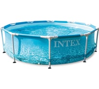 Каркасный бассейн Intex Metal Frame Beachside, 305х76см, 4485л, фильтр-насос 1250л/ч, 28208