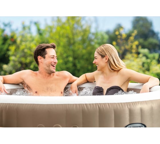 СПА-бассейн Intex Bubble Massage 145/196х71см, 795 л, 28476
