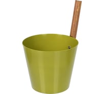 Бадья из алюминия Банные Штучки 5 л, оливковая 41282