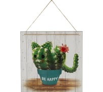 Декоративная табличка Волшебная страна Be happy ИТ-026 006723
