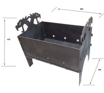 Разборный мангал ПКФ Марал Дракон 0017