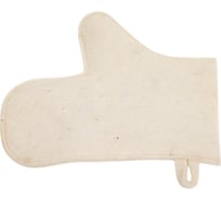 Рукавица банная Невский Банщик фетр белый Б4502