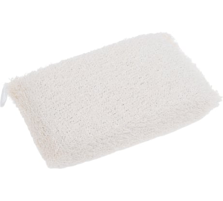 Мочалка вязаная Banika "Брикет", хлопок, поролон, 16x11x4см М474