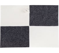 Коврик для бани и сауны ГлавБаня Шахматы, 39x52см, войлок Б42103