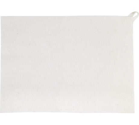 Коврик для бани и сауны ГлавБаня, 38x52см, войлок белый Б42028