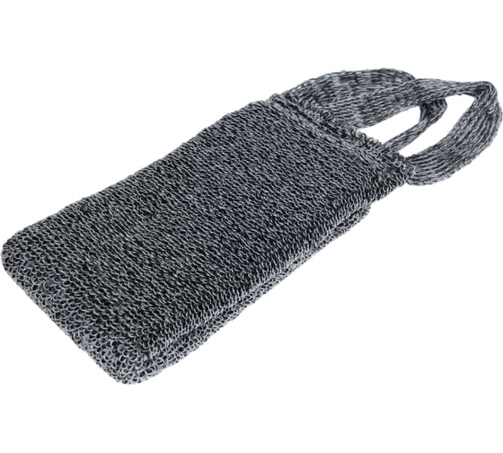 Мочалка длинная объёмная Eva "Mens Букле", полиэстер, поролон, 40x11см М398