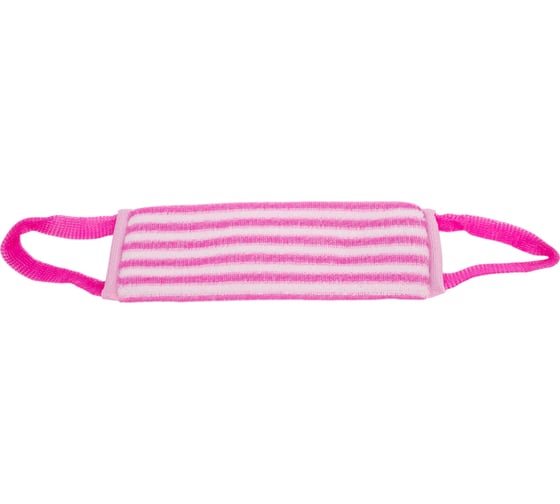 Мочалка Eva" German Quality" Длинная "Ladies", вертикальная полоса, полиэстер, поролон, 36x12см М51011