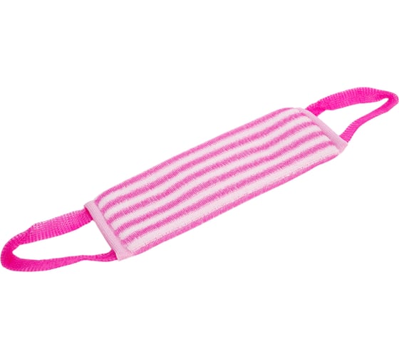 Мочалка Eva" German Quality" Длинная "Ladies", вертикальная полоса, полиэстер, поролон, 36x12см М51011