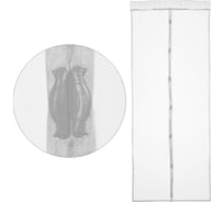 Антимоскитная сетка Рыжий кот Капутомоскито с утяжелителями, на магнитах Птички, белый 311269