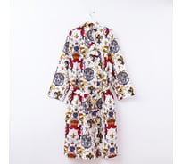 Халат мужской удлиненный Этель Настоящий мужчина р.54-56, вафля 200г/м2, 100% хлопок 5928251