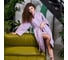 Халат вафельный женский удлиненный Этель "Boho" р. 46-48, сиреневый, 100% хлопок, 290 г/м2 6243562 2