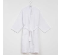 Халат вафельный мужской удлиненный Этель "Boho" р. 50-52, белый, 100% хлопок, 290 г/м2 6243508
