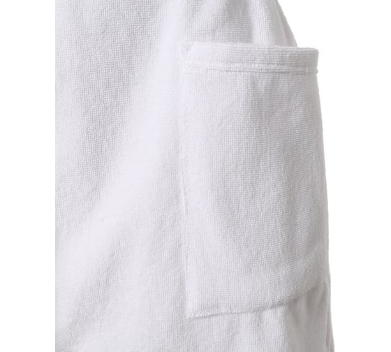 Махровый халат Экономь и Я женский, р. 42-44 цв. белый, 100% хлопок с AIRO, 320 г/м2 4560862