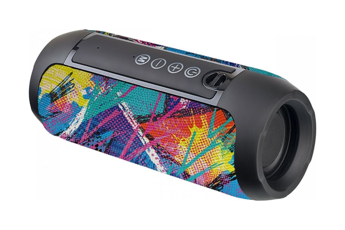 Bluetooth-колонка Perfeo STREET ART черная с рисунком 30014721 ...