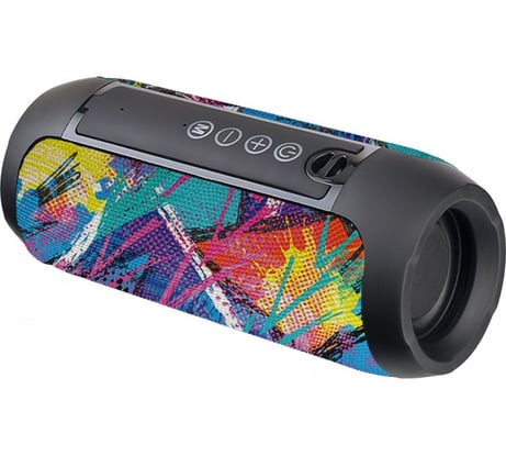 Bluetooth-колонка Perfeo STREET ART черная с рисунком 30014721