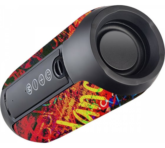 Bluetooth-колонка Perfeo STREET DANCE черная с рисунком 30014723